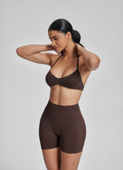 Ultrasculpt High Waisted Butt Lifting Tummy Control Shaping Training Shorts 4.5"