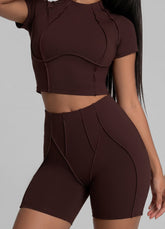 Contour Stitch Micro Shorts