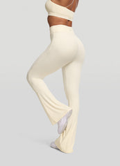 High-Waisted Flared Leggings