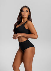 Seamless Mid-Rise Tummy-Control Butt-Lifting Sculpting Briefs