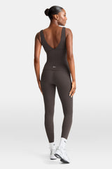 DayFlex V Neck Vest - Mocha Brown