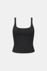 DayFlex Square Neck Full Length Vest - Shadow Black