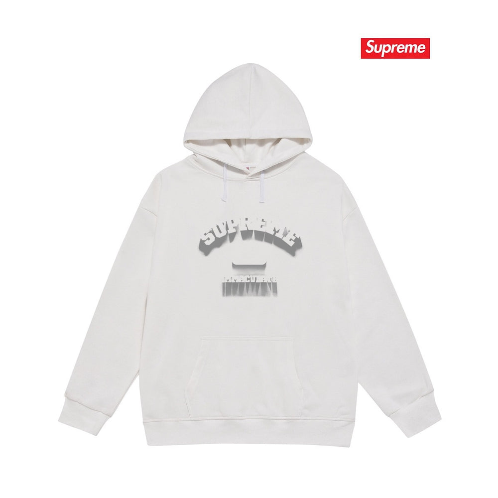 Cross border high version trendy brand Supreme letter printed hooded sweatshirt jacket, classic BOX looped hoodie for men and women (44)