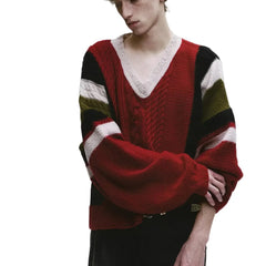 ERD's melancholic second-generation American niche cashmere blend jacket, knitted sweater, round neck men's and women's fashion (1)