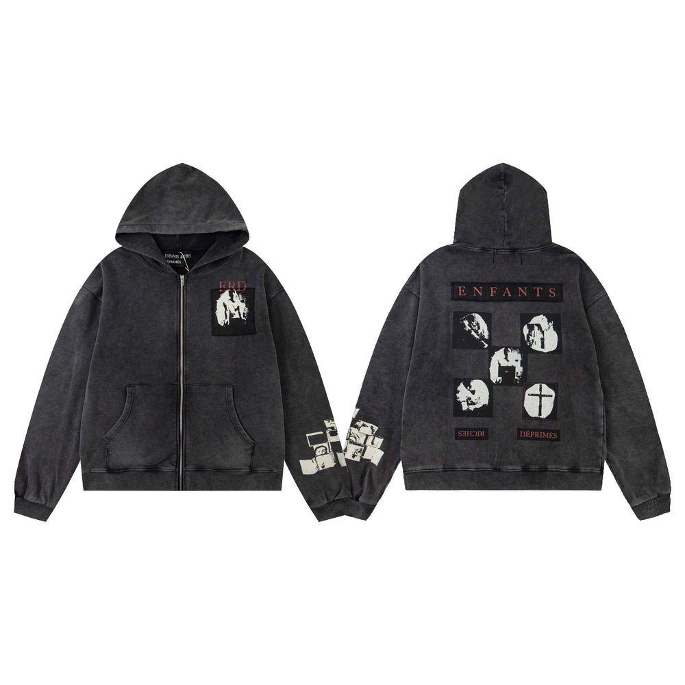 Erd hooded sweatshirt melancholic rich second-generation versatile loose hoodie trendy ins autumn/winter 2025 new European and American fashion brand (33)