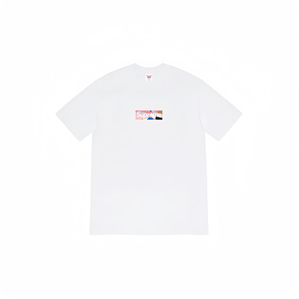 Heavy Cross border Trendy Supreme Letter Printed T-shirt BOX Round Neck Short Sleeve Men's and Women's Loose Casual T-shirt Men's and Women's (8)