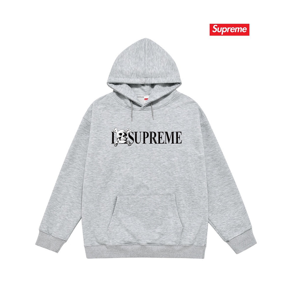 Cross border high version trendy brand Supreme letter printed hooded sweatshirt jacket, classic BOX looped hoodie for men and women (36)