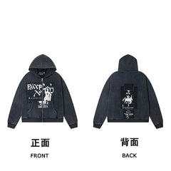 Erd hooded sweatshirt melancholic rich second-generation versatile loose hoodie trendy ins autumn/winter 2025 new European and American fashion brand (53)