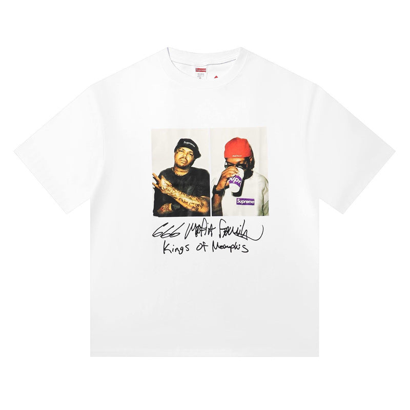 Cross border supply, foreign trade wholesale, trendy brand Supreme, short sleeved American BOX, classic 240g top, T-shirt with half sleeves, 10 (21)