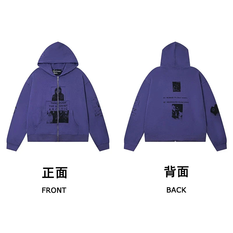 Erd hooded sweatshirt melancholic rich second-generation versatile loose hoodie trendy ins autumn/winter 2025 new European and American fashion brand (55)