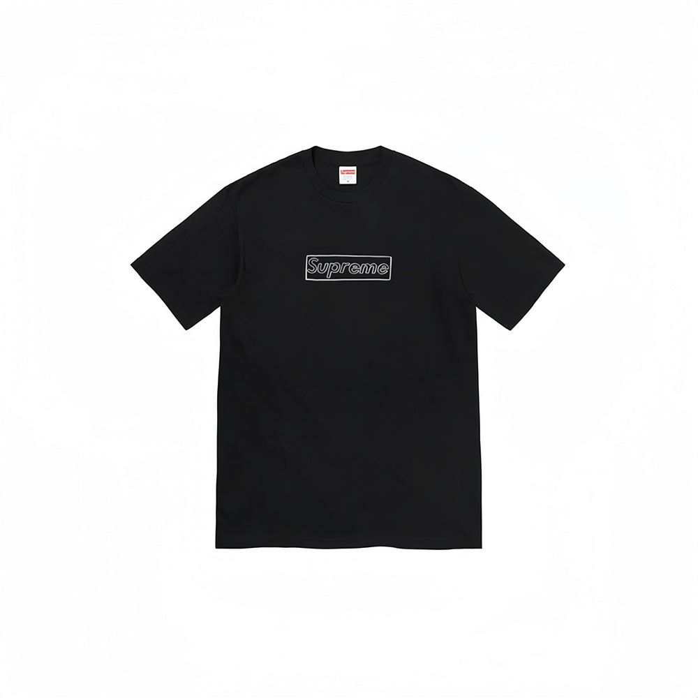 Heavy Cross border Trendy Supreme Letter Printed T-shirt BOX Round Neck Short Sleeve Men's and Women's Loose Casual T-shirt Men's and Women's (19)