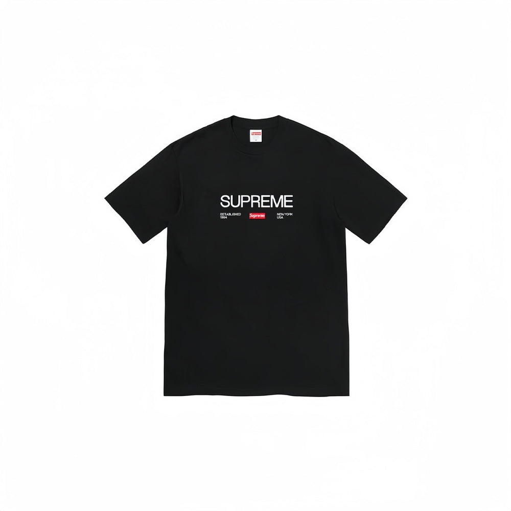 Heavy Cross border Trendy Supreme Letter Printed T-shirt BOX Round Neck Short Sleeve Men's and Women's Loose Casual T-shirt Men's and Women's (15)