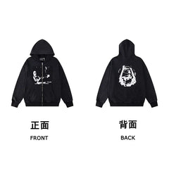 Erd hooded sweatshirt melancholic rich second-generation versatile loose hoodie trendy ins autumn/winter 2025 new European and American fashion brand (61)