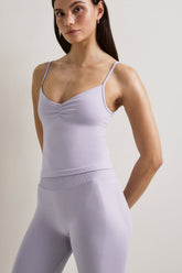Sculpt Seamless Ruched Vest - Lilac