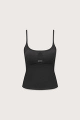 Seamless Rib Vest - Vintage Black