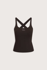 SkinLuxe Cross Back Vest - Americano