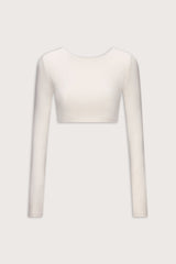 Multiway Long Sleeve Tie Top - Ivory
