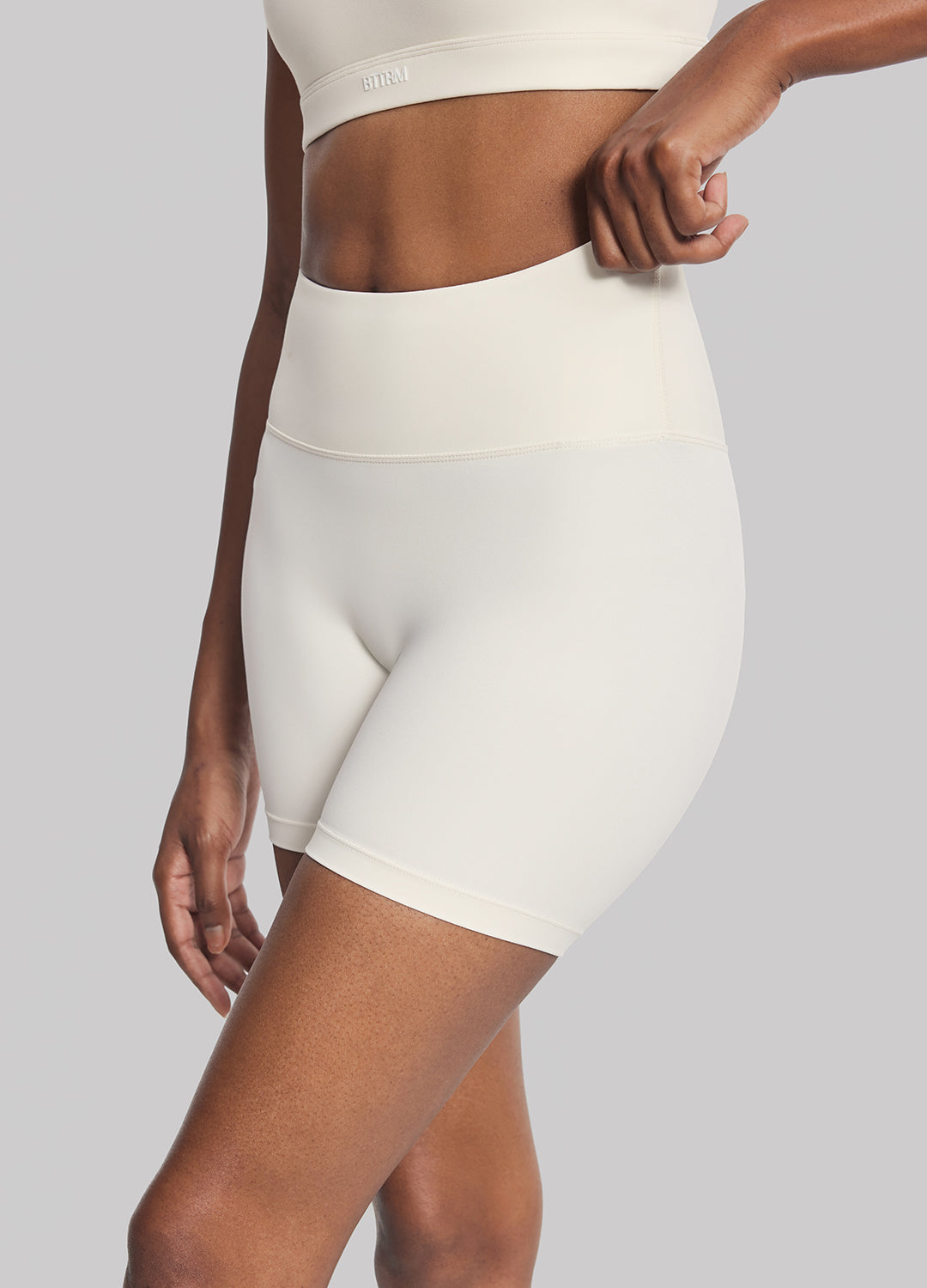 High-Waisted Impact Mesh Shorts