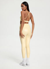 Faux Leather ⅞ Leggings
