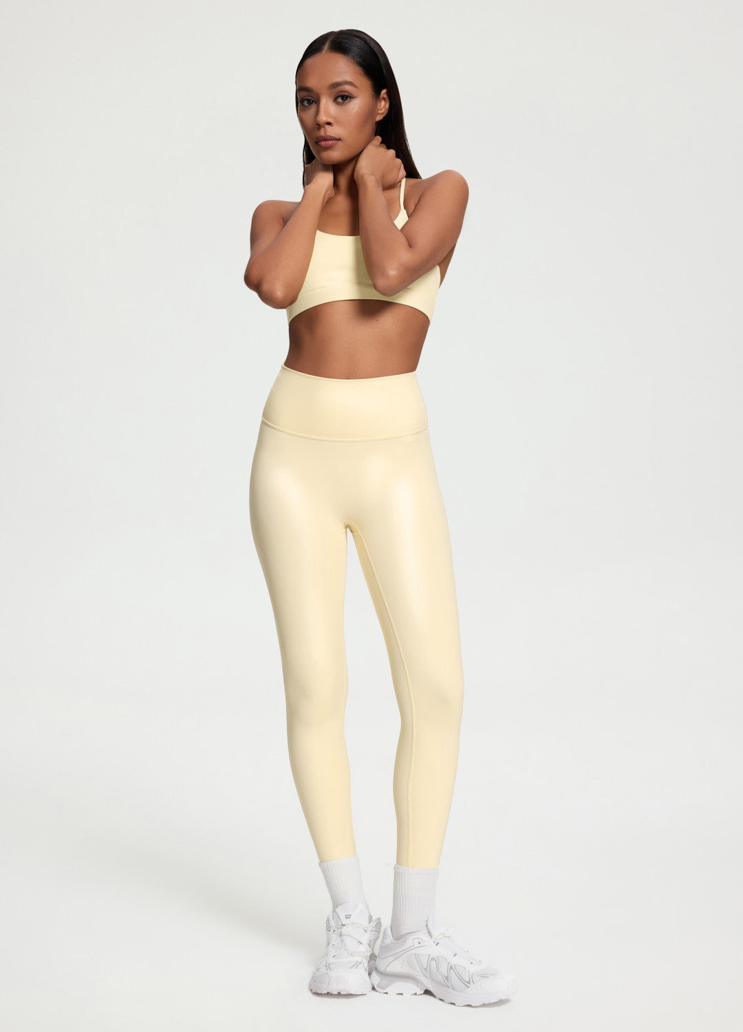 Faux Leather ⅞ Leggings