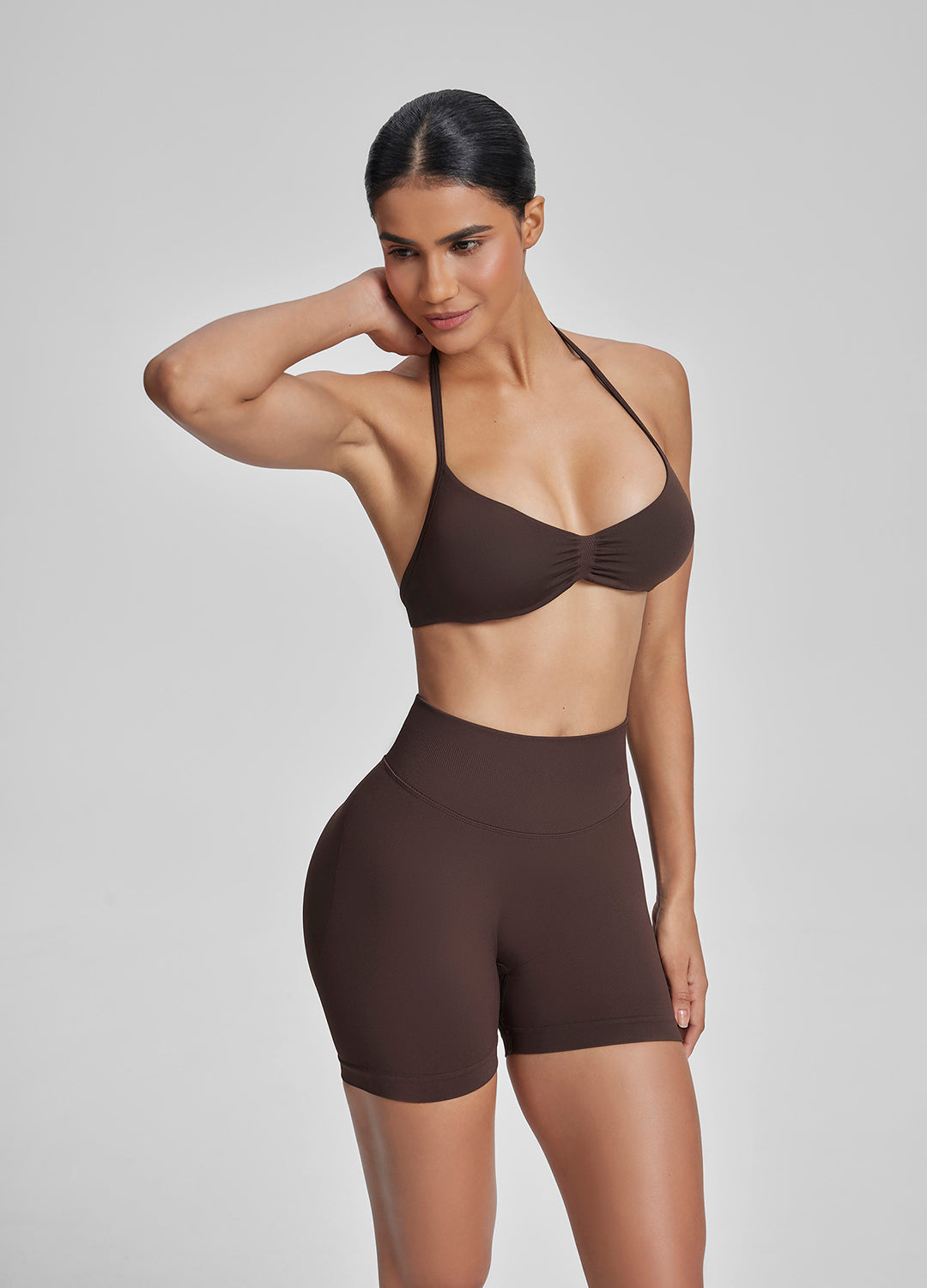 Ultrasculpt High Waisted Butt Lifting Tummy Control Shaping Training Shorts 4.5"