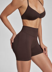 Ultrasculpt High Waisted Butt Lifting Tummy Control Shaping Training Shorts 4.5"