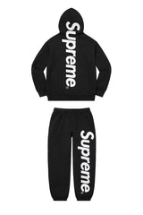Supreme Side Logo Hoodie & Sweatpants Set – Black