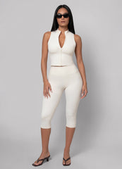 High-Waisted Sculpt Capri Leggings