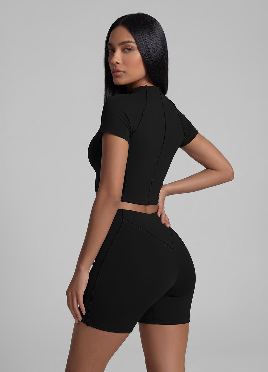 Contour Stitch Micro Shorts