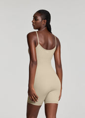 Sleeveless One-Piece Bodysuit