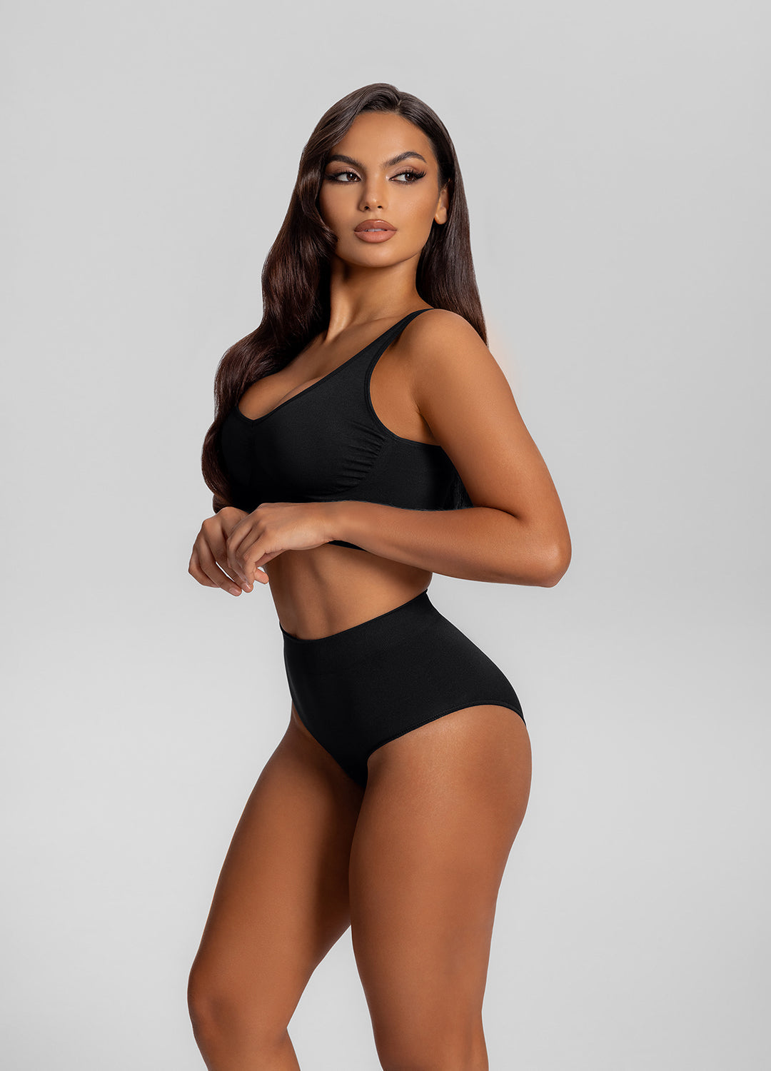 Seamless Mid-Rise Tummy-Control Butt-Lifting Sculpting Briefs Duo