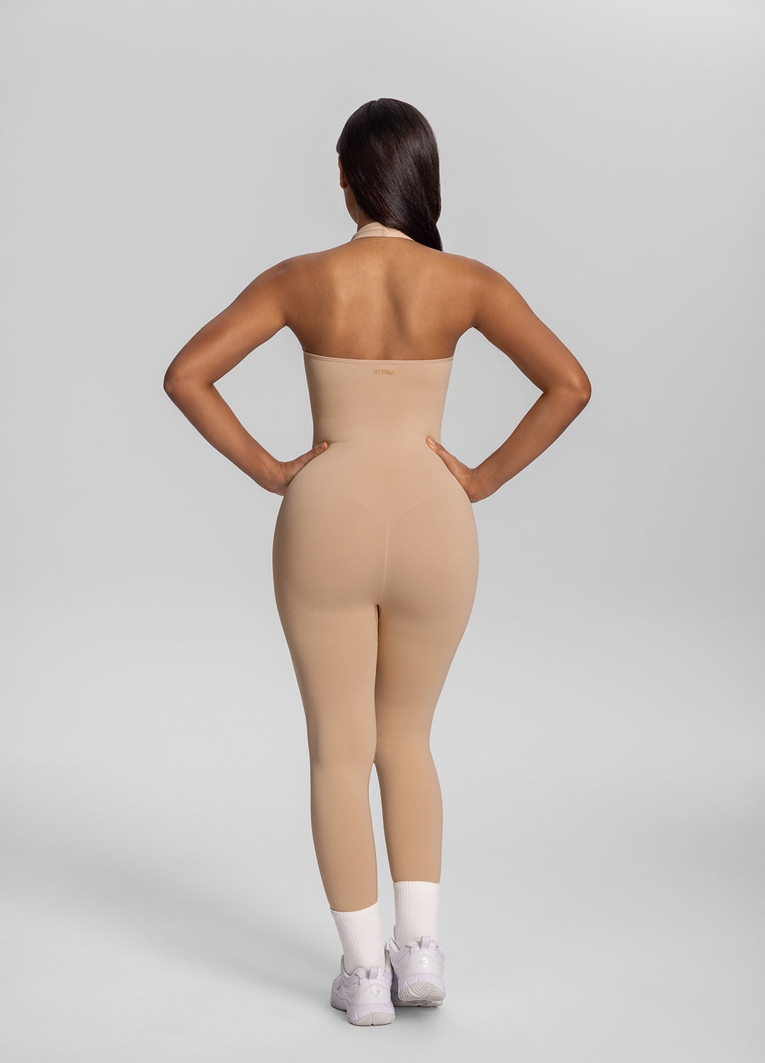Seamless Halter Tummy-Control Body Shaper Jumpsuit