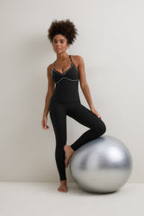 DayFlex Contrast Sweetheart Vest - Shadow Black