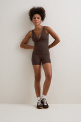 DayFlex V Neck Vest - Chestnut Brown