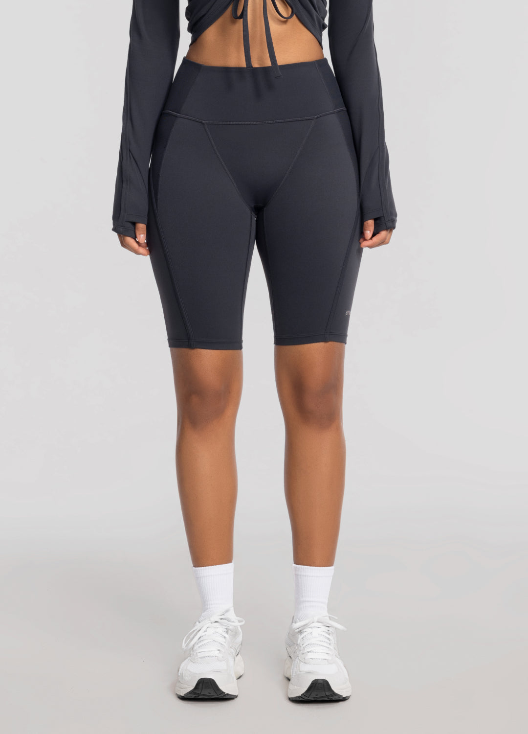 High-Waisted Performance Biker Shorts