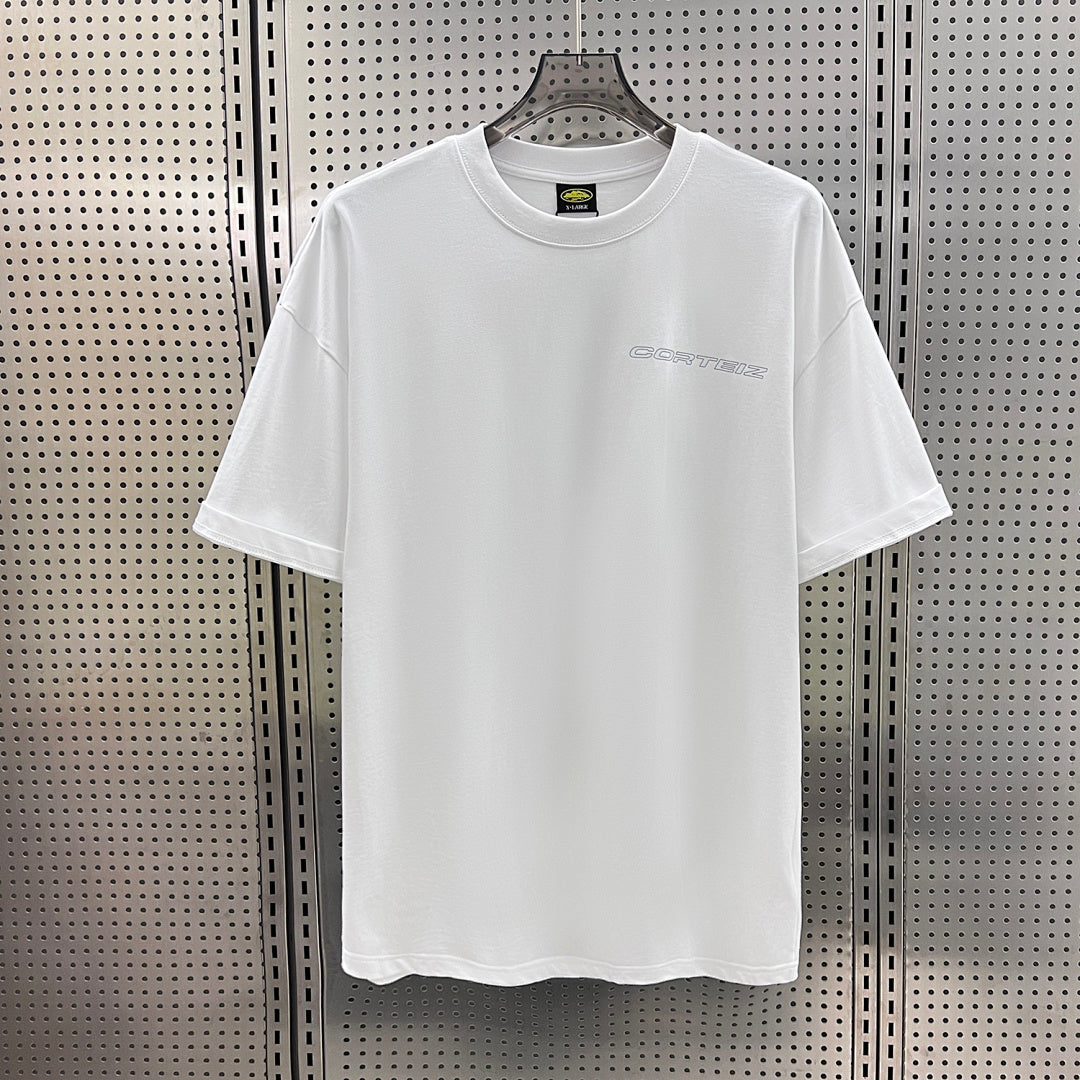 Corteiz Alcatraz Back Print Oversized Tee – White