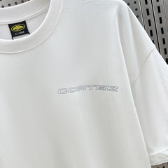 Corteiz Alcatraz Back Print Oversized Tee – White