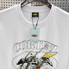 Corteiz Rules The World Graphic Oversized Tee – White