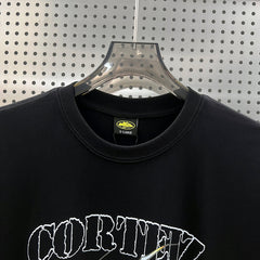 Corteiz Rules The World Graphic Oversized Tee – Black