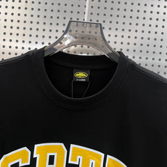 Corteiz CRTZ Arch Logo Oversized Tee – Black/Yellow
