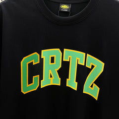 Corteiz CRTZ Arch Logo Oversized Tee – Black/Green