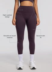 High-Waisted Stretch Performance Leggings