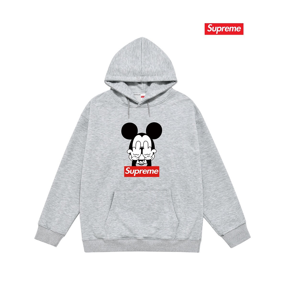 Cross border high version trendy brand Supreme letter printed hooded sweatshirt jacket, classic BOX looped hoodie for men and women (12)