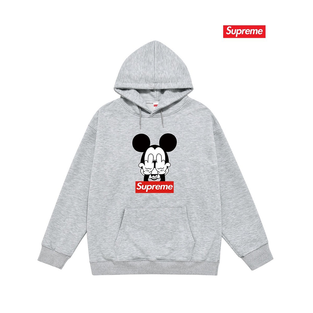 Cross border high version trendy brand Supreme letter printed hooded sweatshirt jacket, classic BOX looped hoodie for men and women (12)