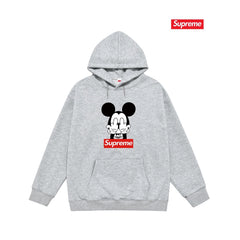 Cross border high version trendy brand Supreme letter printed hooded sweatshirt jacket, classic BOX looped hoodie for men and women (12)