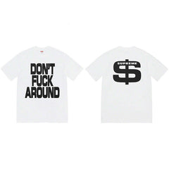 Heavy Cross border Trendy Supreme Letter Printed T-shirt BOX Round Neck Short Sleeve Men's and Women's Loose Casual T-shirt Men's and Women's (20)