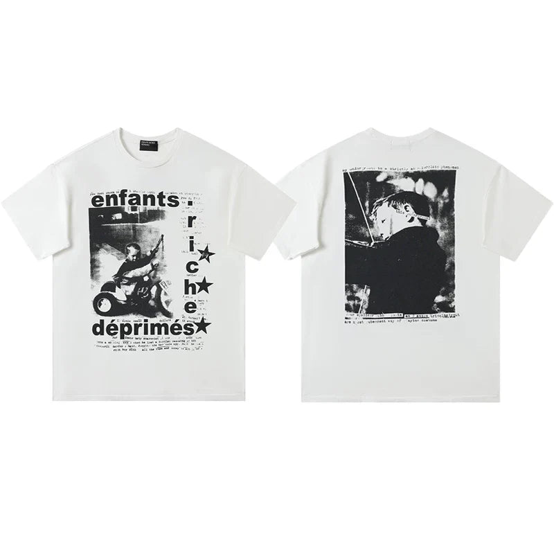 ERD melancholic rich second-generation washed old vtg short sleeved American trendy brand cleanfit heavyweight high street T-shirt for men (62)