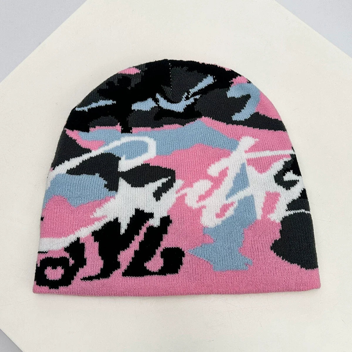 American Hip Hop Street Corteiz Cruise Knitted Hat for Men and Women Warm Rap Personalized Street Dance Ins Hoodie (4)