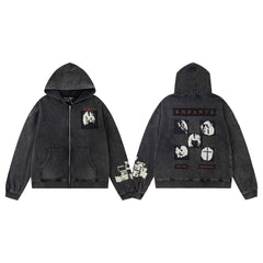 Erd hooded sweatshirt melancholic rich second-generation versatile loose hoodie trendy ins autumn/winter 2025 new European and American fashion brand (33)