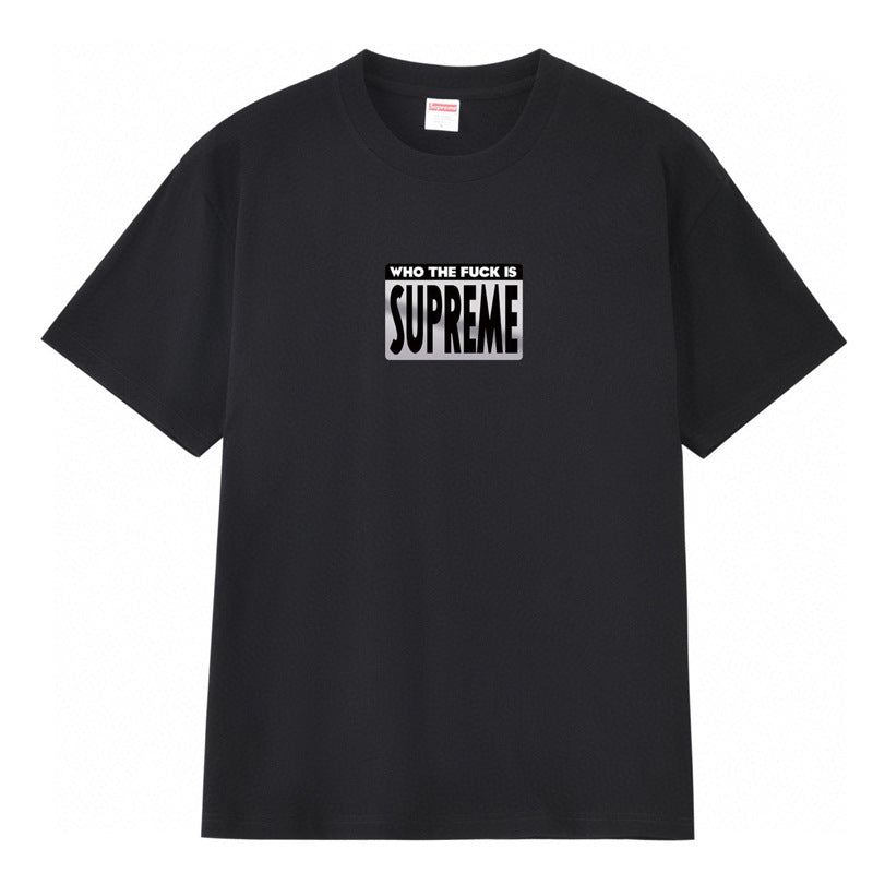 Cross border supply, foreign trade wholesale, trendy brand Supreme, short sleeved American BOX, classic 240g top, T-shirt with half sleeves, 10 (28)